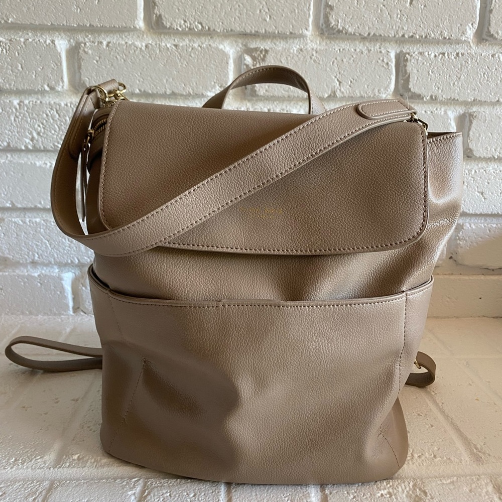 Mina Baie Kinney Vegan Leather Diaper Bag